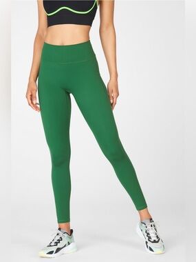 Fabletics Trinity Motion365® green High-Waisted Leggings women’s medium